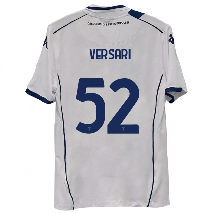 Danxen Hombre Camiseta Francesco Versari #52 Azul Marino Oscuro 2ª Equipación 2025/26 La Camisa