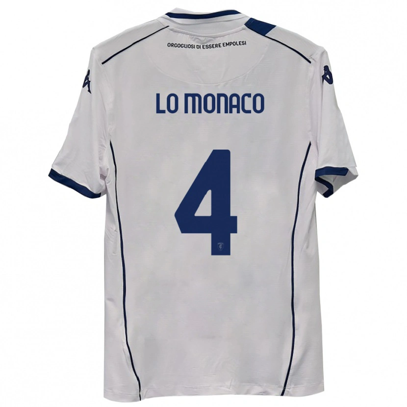 Danxen Hombre Camiseta Luca Lo Monaco #4 Azul Marino Oscuro 2ª Equipación 2025/26 La Camisa