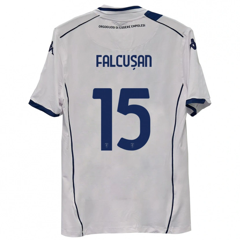 Danxen Hombre Camiseta Darius Fălcușan #15 Azul Marino Oscuro 2ª Equipación 2025/26 La Camisa