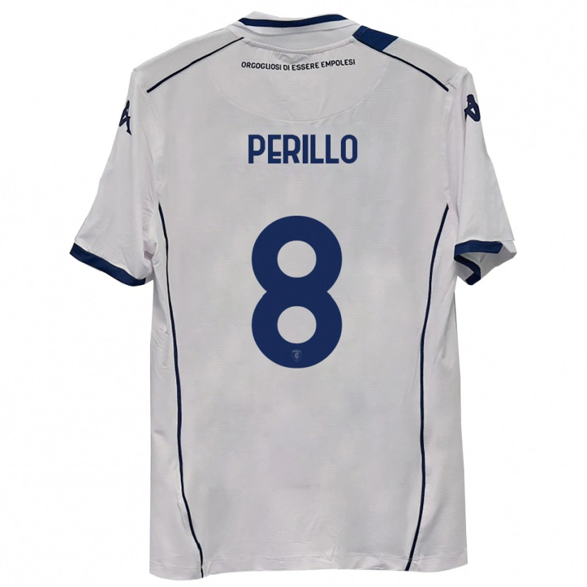 Danxen Hombre Camiseta Edoardo Perillo #8 Azul Marino Oscuro 2ª Equipación 2025/26 La Camisa