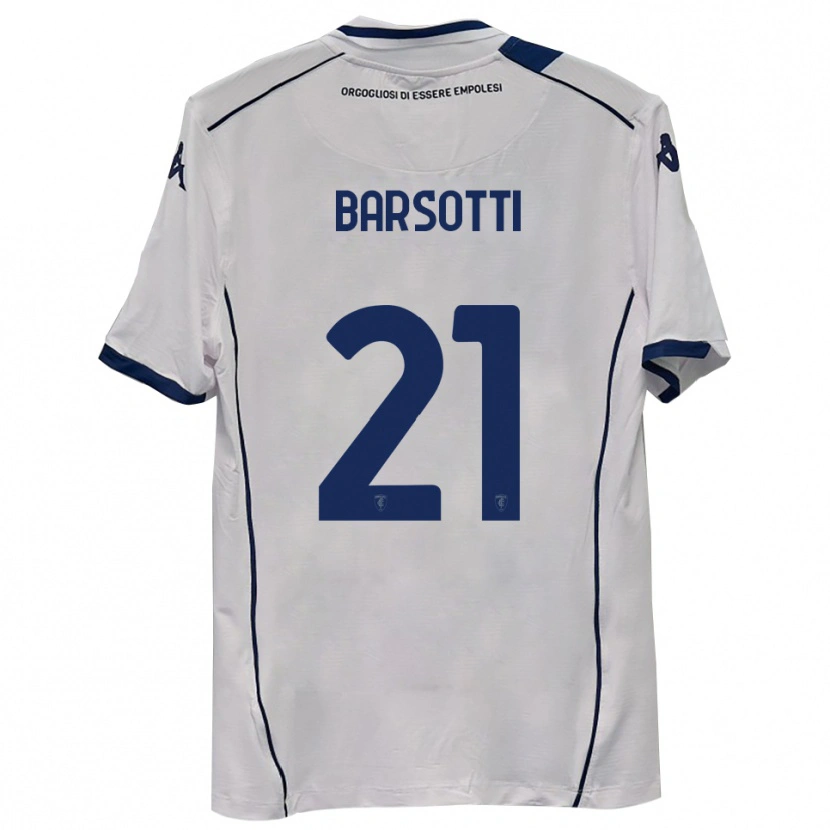 Danxen Hombre Camiseta Leonardo Barsotti #21 Azul Marino Oscuro 2ª Equipación 2025/26 La Camisa