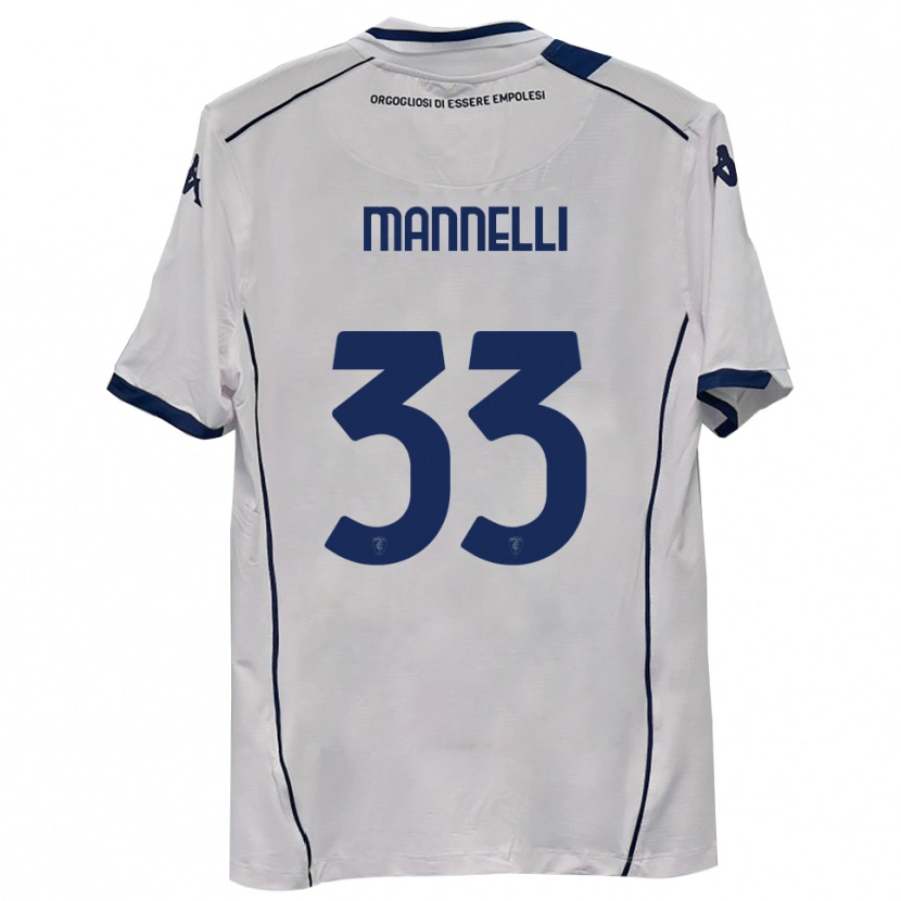 Danxen Hombre Camiseta Matteo Mannelli #33 Azul Marino Oscuro 2ª Equipación 2025/26 La Camisa