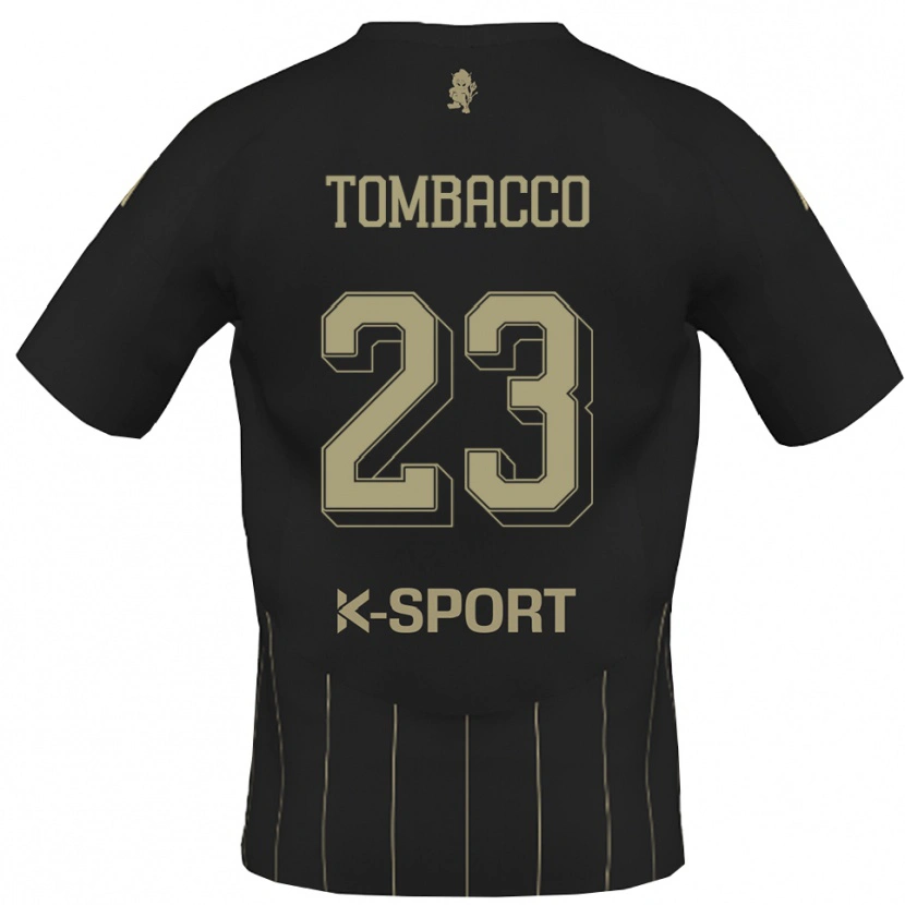 Danxen Hombre Camiseta Federico Tombacco #23 Gris Blanco 2ª Equipación 2025/26 La Camisa