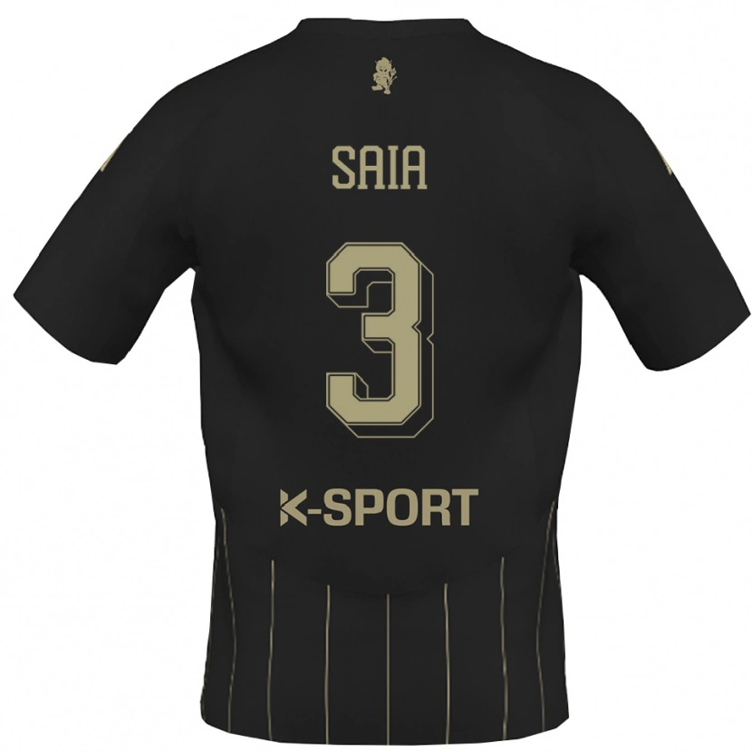 Danxen Hombre Camiseta Chris Saia #3 Gris Blanco 2ª Equipación 2025/26 La Camisa