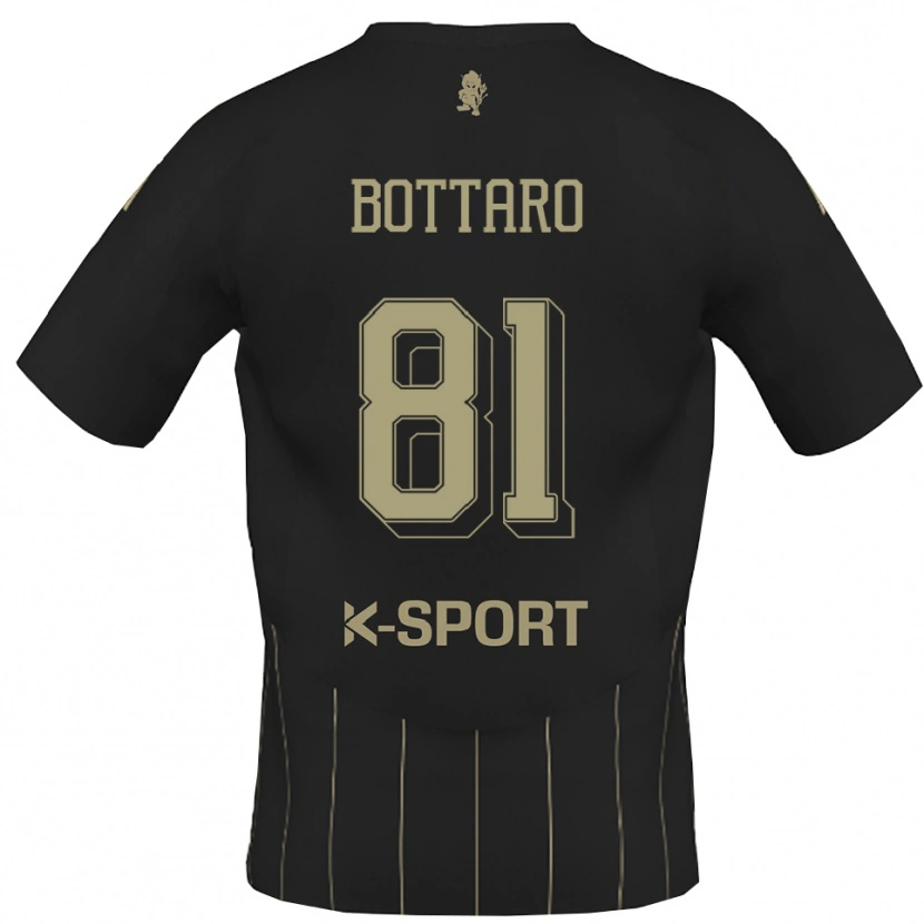Danxen Hombre Camiseta Andrea Bottaro #81 Gris Blanco 2ª Equipación 2025/26 La Camisa