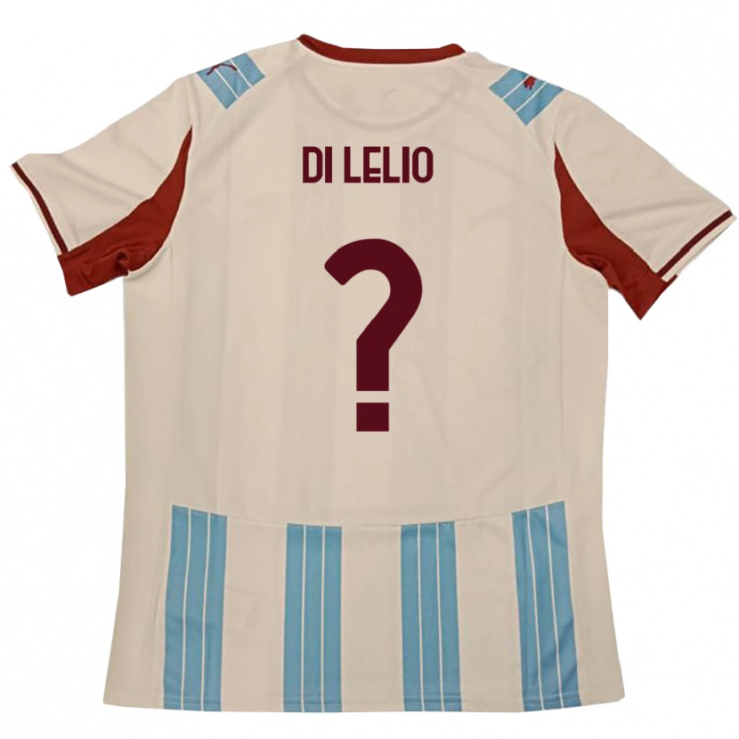 Danxen Hombre Camiseta Giovanni Di Lelio #0 Azul Celeste Blanco 2ª Equipación 2025/26 La Camisa