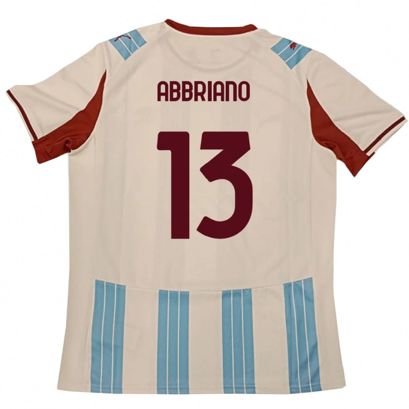 Danxen Hombre Camiseta William Abbriano #13 Azul Celeste Blanco 2ª Equipación 2025/26 La Camisa