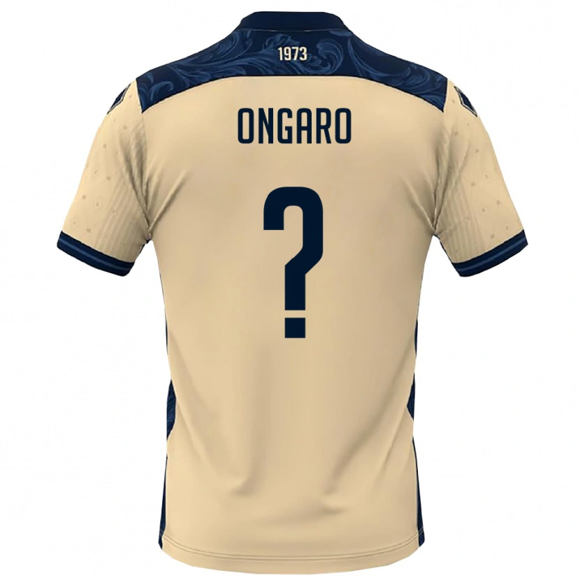 Danxen Hombre Camiseta Massimiliano Ongaro #0 Blanco Marino 2ª Equipación 2025/26 La Camisa
