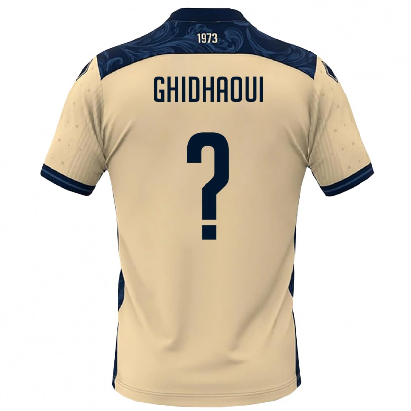 Danxen Hombre Camiseta Mohyiddin Ghidhaoui #0 Blanco Marino 2ª Equipación 2025/26 La Camisa