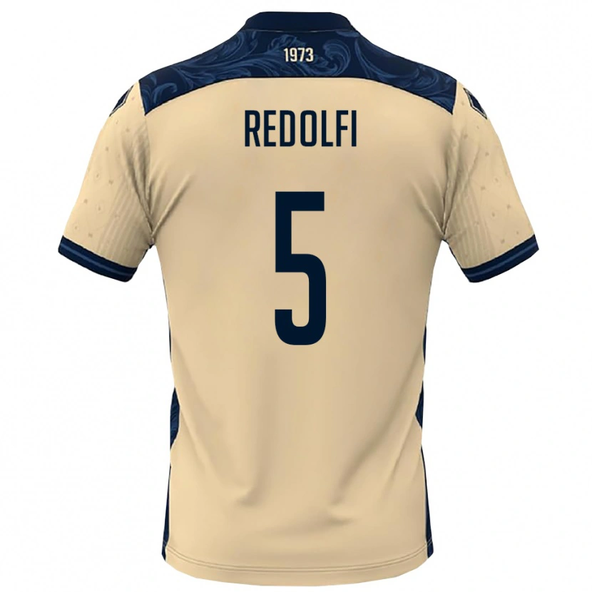 Danxen Hombre Camiseta Alex Redolfi #5 Blanco Marino 2ª Equipación 2025/26 La Camisa