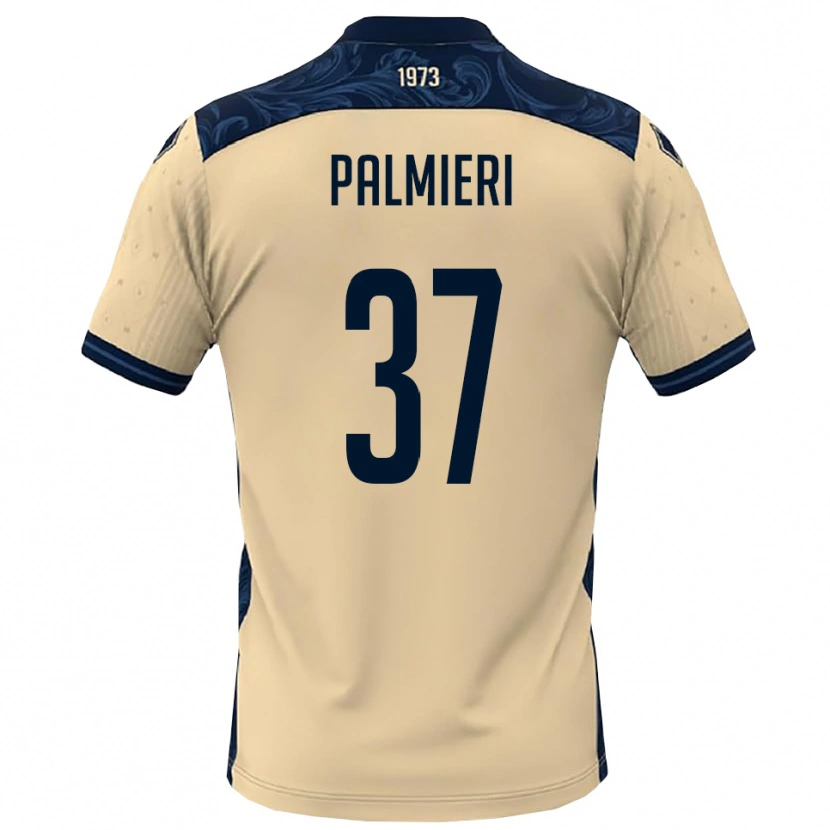Danxen Hombre Camiseta Riccardo Palmieri #37 Blanco Marino 2ª Equipación 2025/26 La Camisa