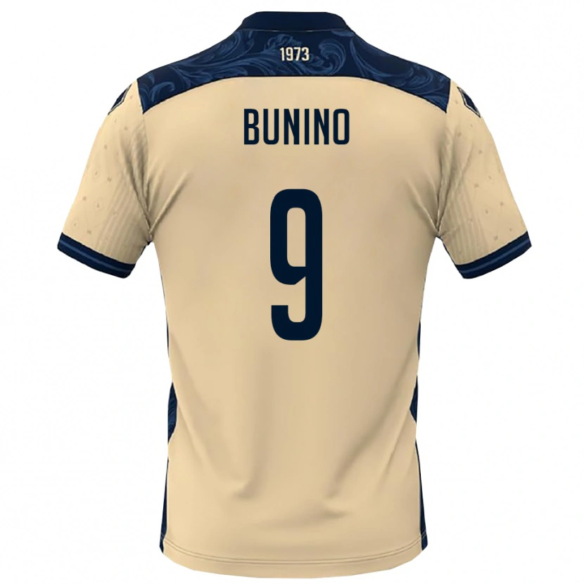 Danxen Hombre Camiseta Cristian Bunino #9 Blanco Marino 2ª Equipación 2025/26 La Camisa
