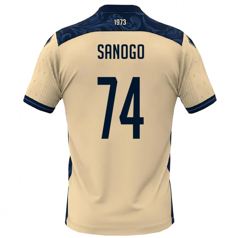 Danxen Hombre Camiseta Ahmed Sanogo #74 Blanco Marino 2ª Equipación 2025/26 La Camisa