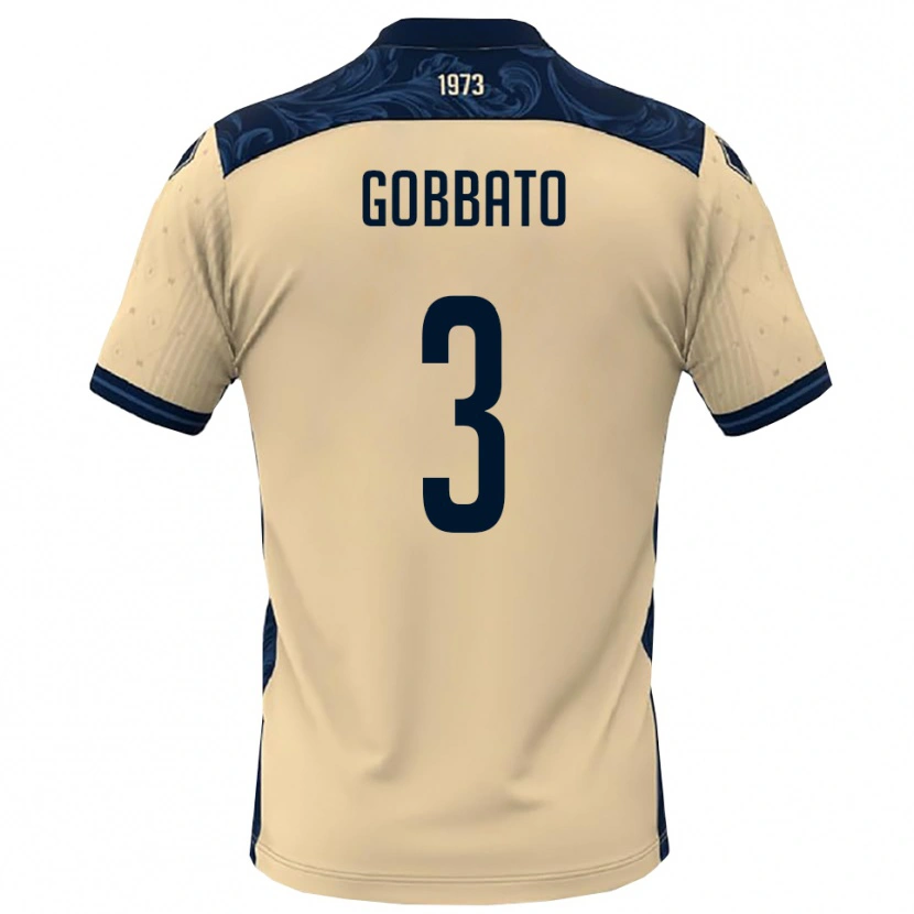 Danxen Hombre Camiseta Michele Gobbato #3 Blanco Marino 2ª Equipación 2025/26 La Camisa