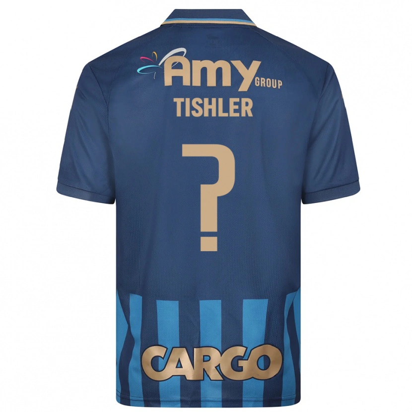 Danxen Hombre Camiseta Daniel Tishler #0 Azul Marino 2ª Equipación 2025/26 La Camisa