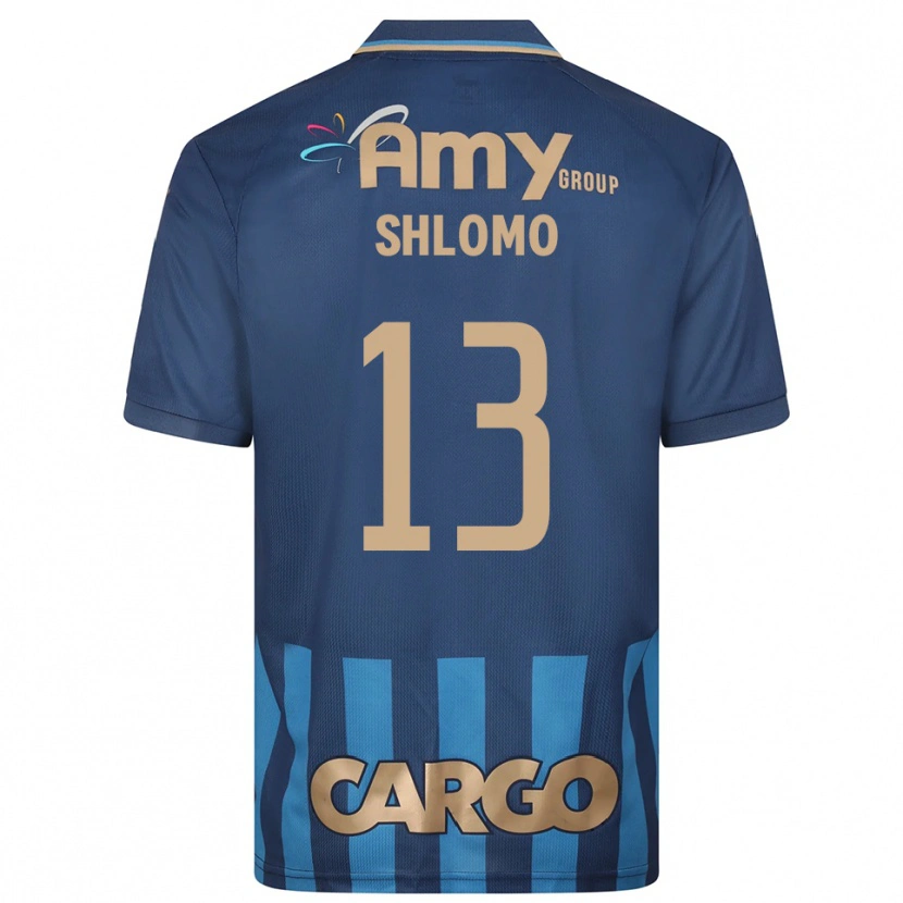 Danxen Hombre Camiseta Raz Shlomo #13 Azul Marino 2ª Equipación 2025/26 La Camisa