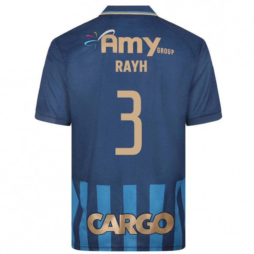 Danxen Hombre Camiseta Guy Rayh #3 Azul Marino 2ª Equipación 2025/26 La Camisa