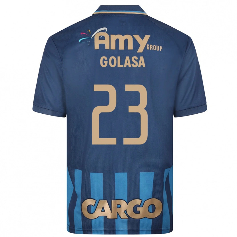 Danxen Hombre Camiseta Eyal Golasa #23 Azul Marino 2ª Equipación 2025/26 La Camisa