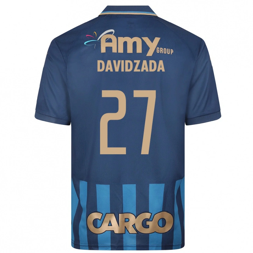 Danxen Hombre Camiseta Ofir Davidzada #27 Azul Marino 2ª Equipación 2025/26 La Camisa