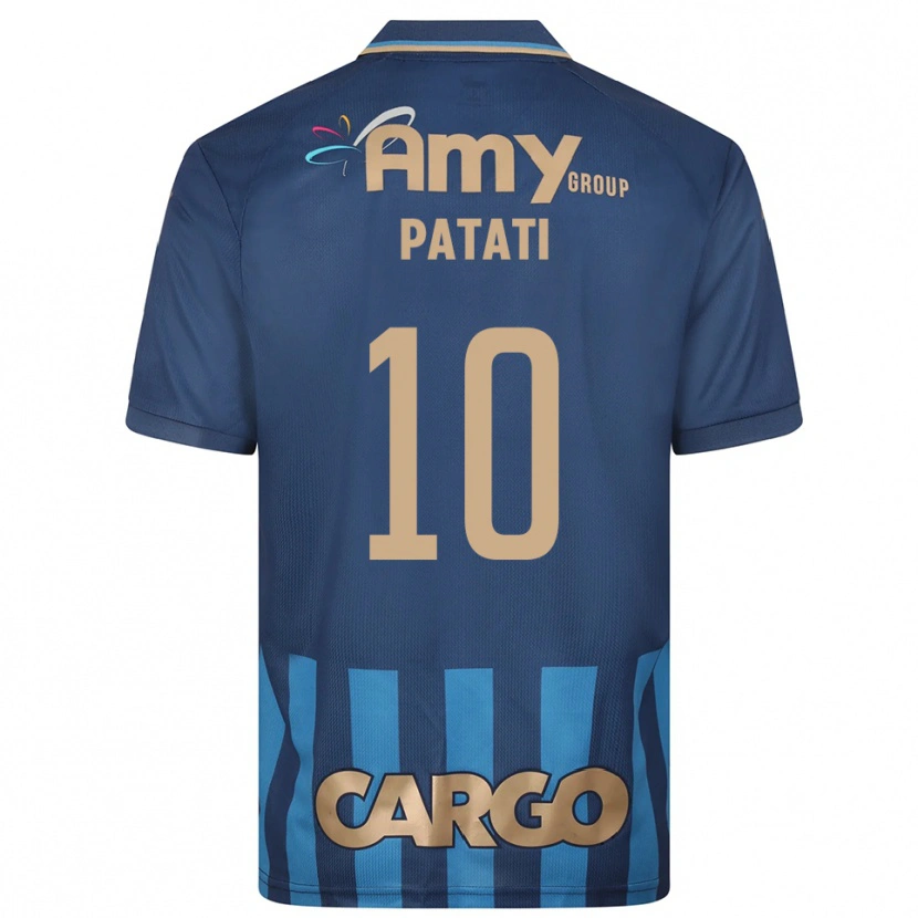 Danxen Hombre Camiseta Weslley Patati #10 Azul Marino 2ª Equipación 2025/26 La Camisa