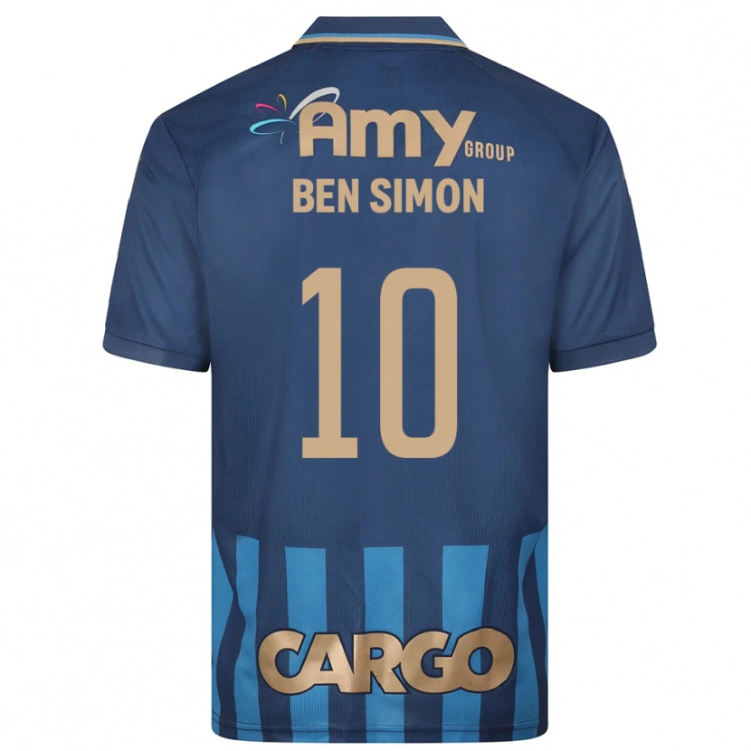 Danxen Hombre Camiseta Ilay Ben Simon #10 Azul Marino 2ª Equipación 2025/26 La Camisa