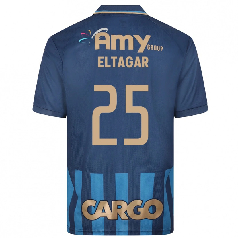 Danxen Hombre Camiseta Barak Eltagar #25 Azul Marino 2ª Equipación 2025/26 La Camisa