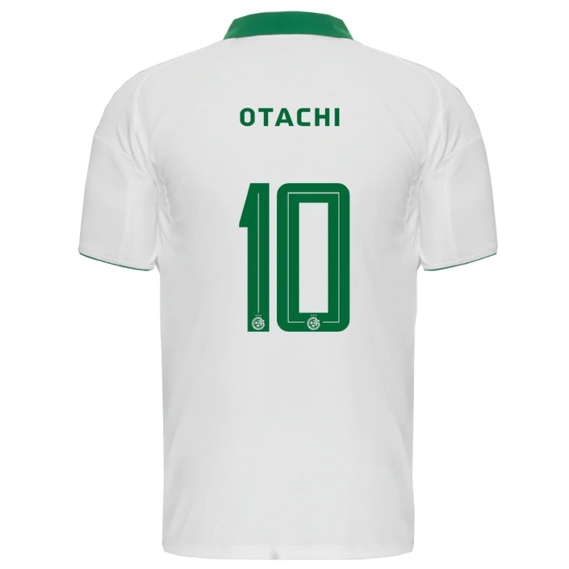 Danxen Hombre Camiseta Eden Otachi #10 Blanco Verde 2ª Equipación 2025/26 La Camisa