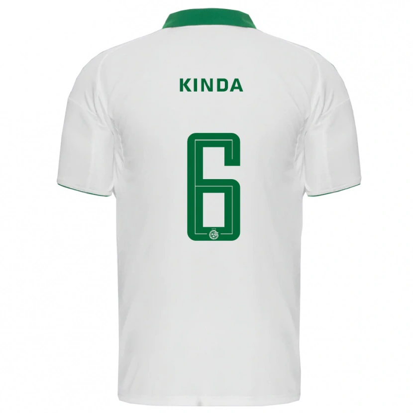 Danxen Hombre Camiseta Gadi Kinda #6 Blanco Verde 2ª Equipación 2025/26 La Camisa