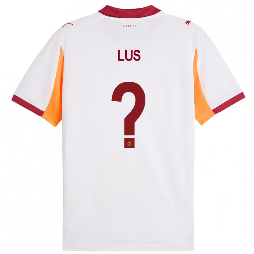 Danxen Hombre Camiseta Berat Lus #0 Blanco Rojo 2ª Equipación 2025/26 La Camisa