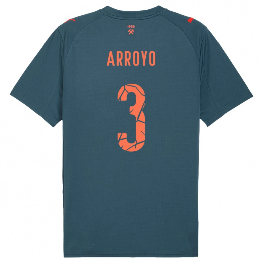 Danxen Hombre Camiseta Diego Arroyo #3 Marino Rojo 2ª Equipación 2025/26 La Camisa