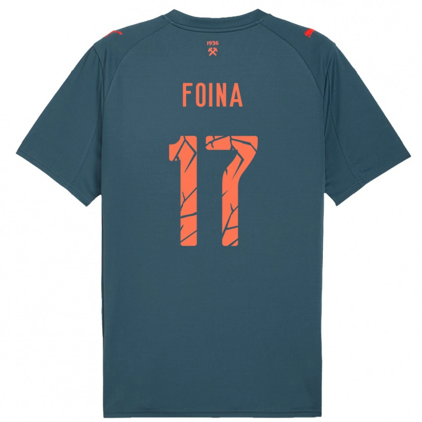 Danxen Hombre Camiseta Arseniy Foina #17 Marino Rojo 2ª Equipación 2025/26 La Camisa