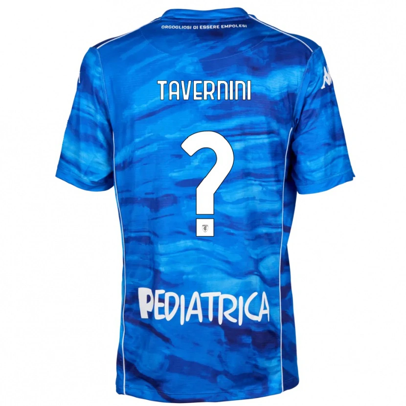 Danxen Mujer Camiseta Lorenzo Tavernini #0 Azul Blanco 1ª Equipación 2025/26 La Camisa