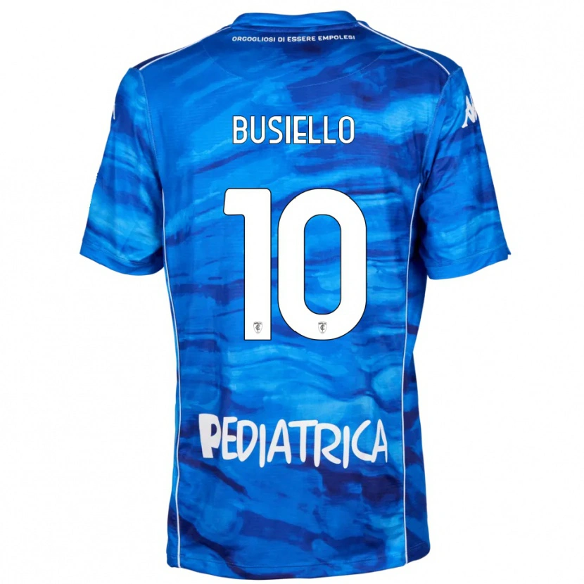 Danxen Mujer Camiseta Danilo Busiello #10 Azul Blanco 1ª Equipación 2025/26 La Camisa