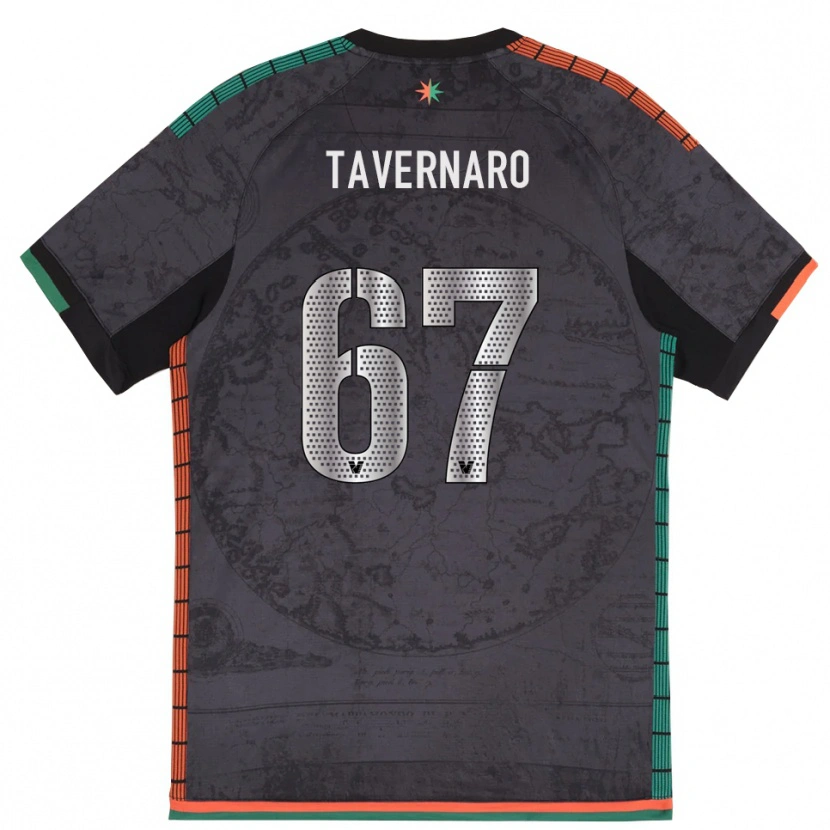 Danxen Mujer Camiseta Federico Tavernaro #67 Gris Oscuro 1ª Equipación 2025/26 La Camisa