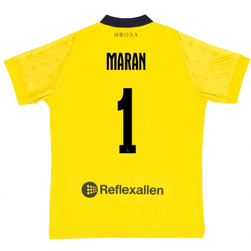 Danxen Mujer Camiseta Andrea Maran #1 Amarillo Marino 1ª Equipación 2025/26 La Camisa