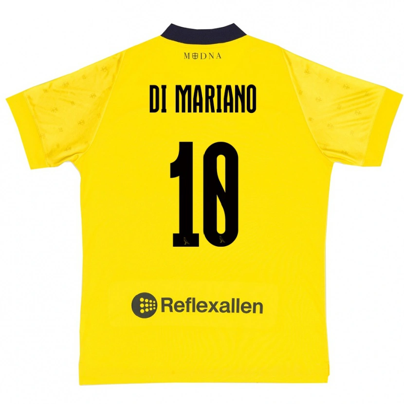 Danxen Mujer Camiseta Francesco Di Mariano #10 Amarillo Marino 1ª Equipación 2025/26 La Camisa