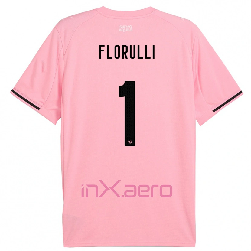 Danxen Mujer Camiseta Gerlando Florulli #1 Rosa Negro 1ª Equipación 2025/26 La Camisa