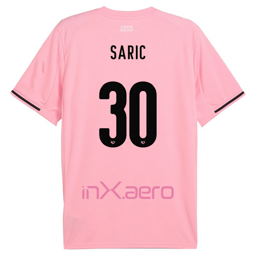 Danxen Mujer Camiseta Dario Saric #30 Rosa Negro 1ª Equipación 2025/26 La Camisa