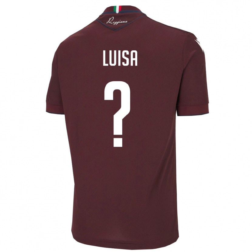 Danxen Mujer Camiseta Cagossi Luisa #0 Borgoña Blanco 1ª Equipación 2025/26 La Camisa