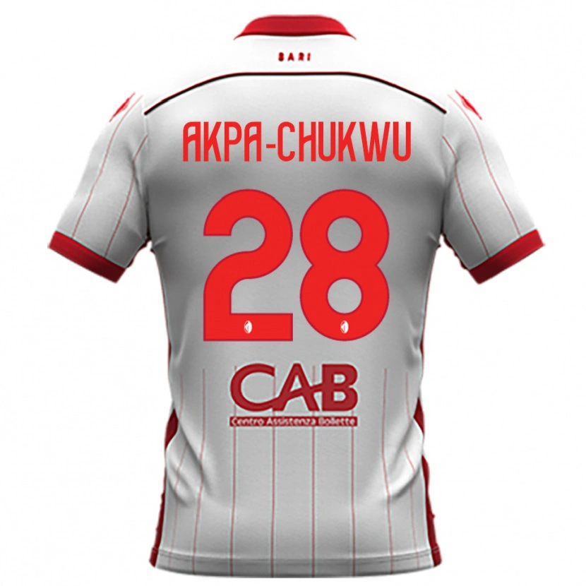 Danxen Mujer Camiseta Hemsley Akpa-Chukwu #28 Blanco Rojo 1ª Equipación 2025/26 La Camisa