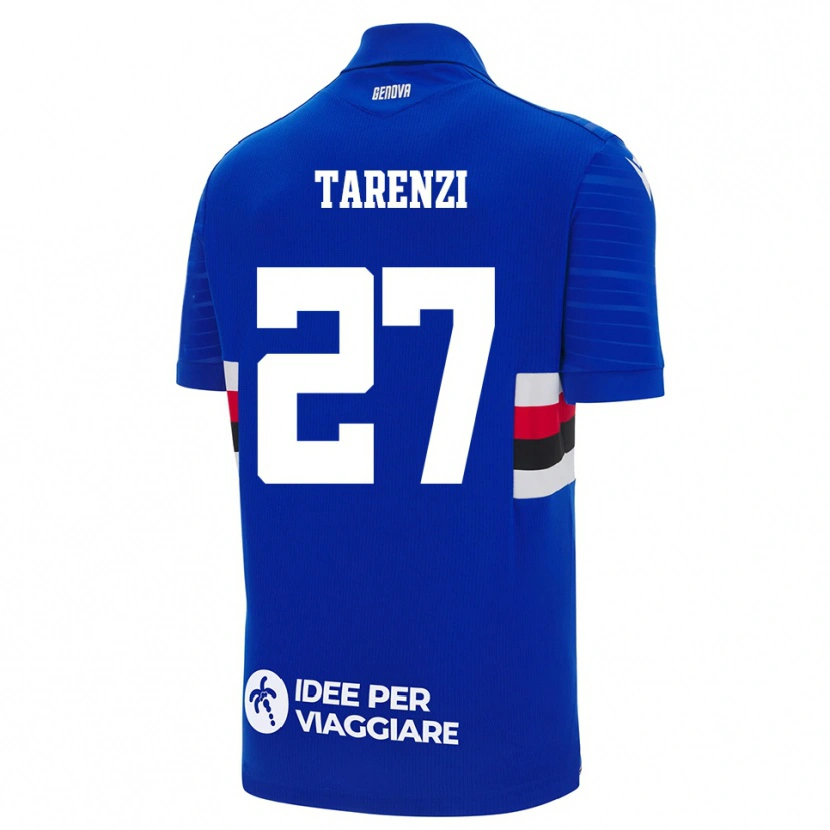 Danxen Mujer Camiseta Stefania Tarenzi #27 Azul Blanco 1ª Equipación 2025/26 La Camisa