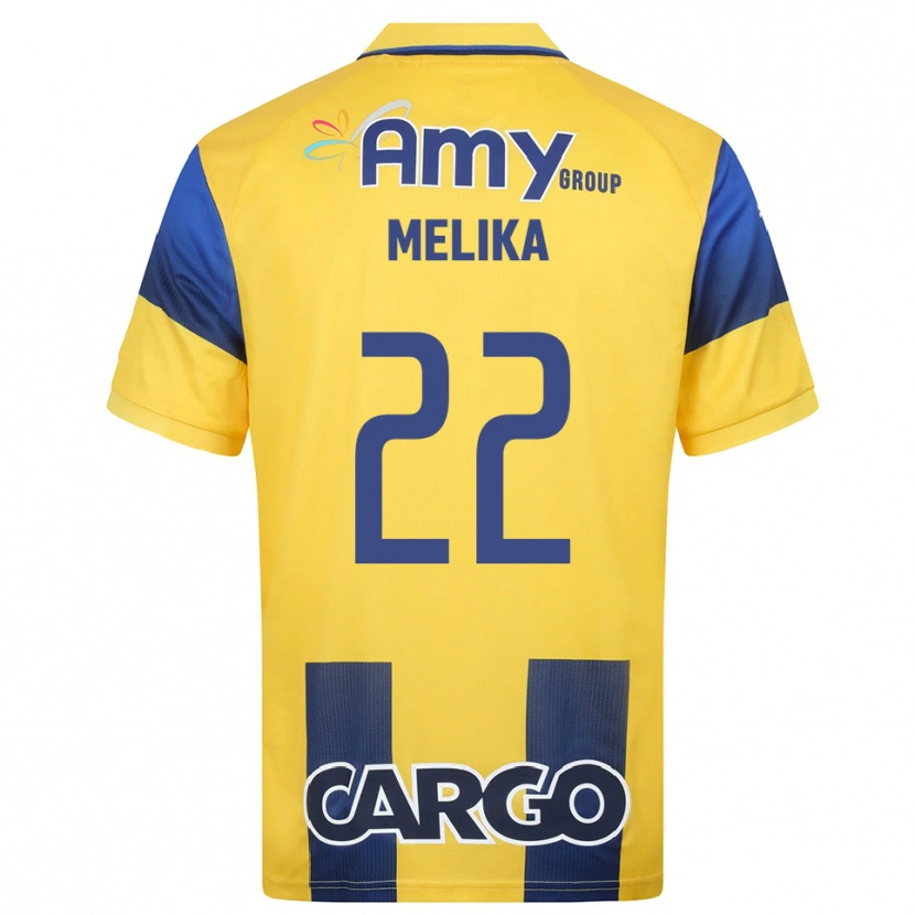 Danxen Mujer Camiseta Ofek Melika #22 Amarillo Marino 1ª Equipación 2025/26 La Camisa