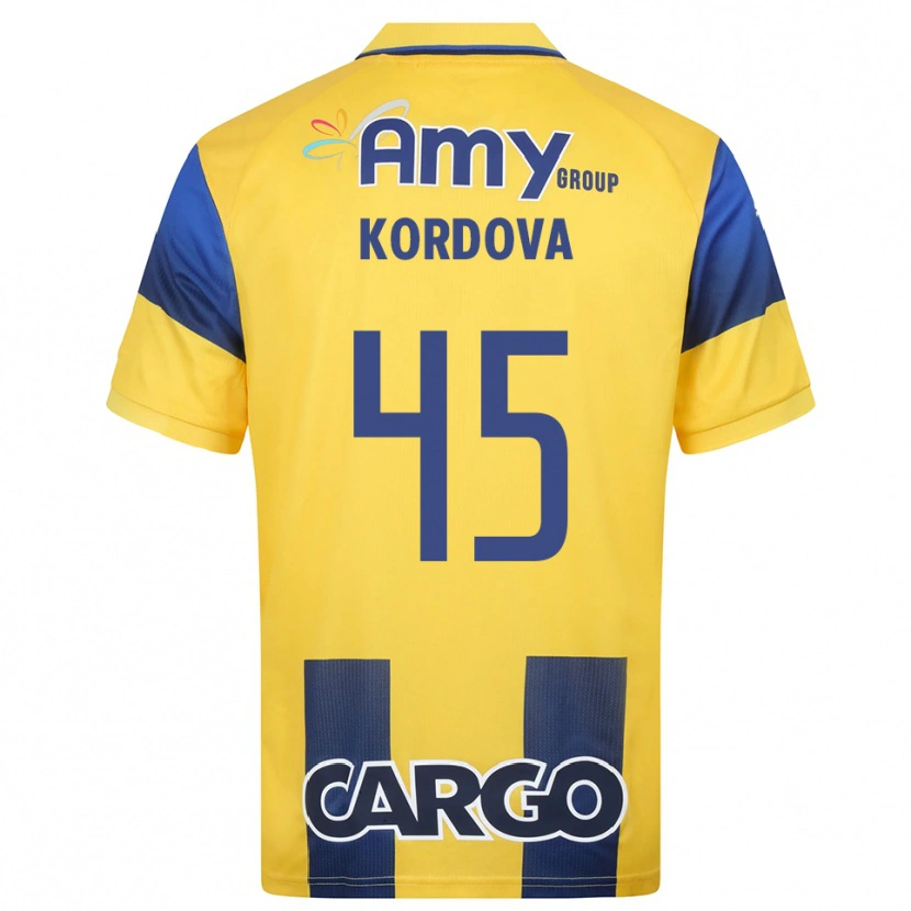 Danxen Mujer Camiseta Adir Córdoba #45 Amarillo Marino 1ª Equipación 2025/26 La Camisa