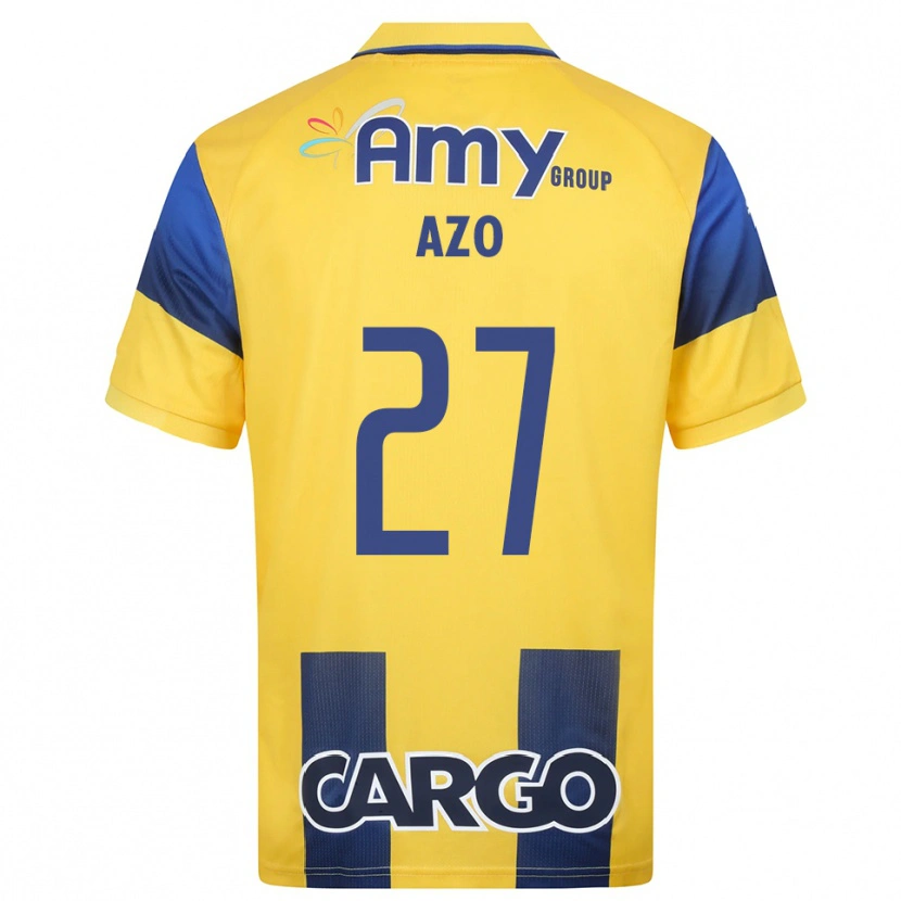 Danxen Mujer Camiseta Ori Azo #27 Amarillo Marino 1ª Equipación 2025/26 La Camisa