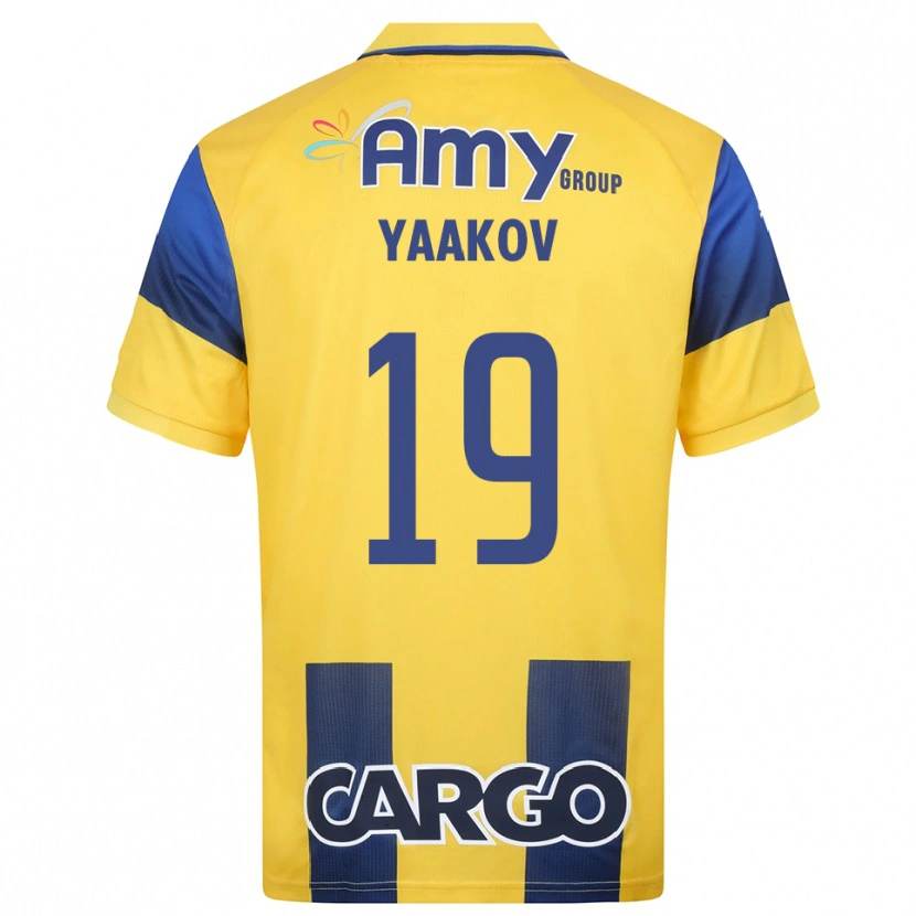Danxen Mujer Camiseta Noam Yaakov #19 Amarillo Marino 1ª Equipación 2025/26 La Camisa