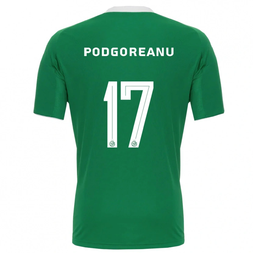 Danxen Mujer Camiseta Suf Podgoreanu #17 Verde Blanco 1ª Equipación 2025/26 La Camisa