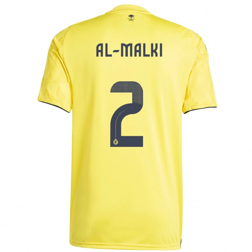 Danxen Mujer Camiseta Reema Al-Malki #2 Amarillo Negro 1ª Equipación 2025/26 La Camisa