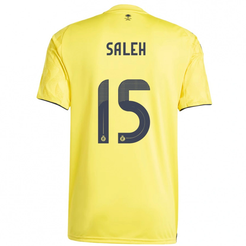 Danxen Mujer Camiseta Rinas Saleh #15 Amarillo Negro 1ª Equipación 2025/26 La Camisa
