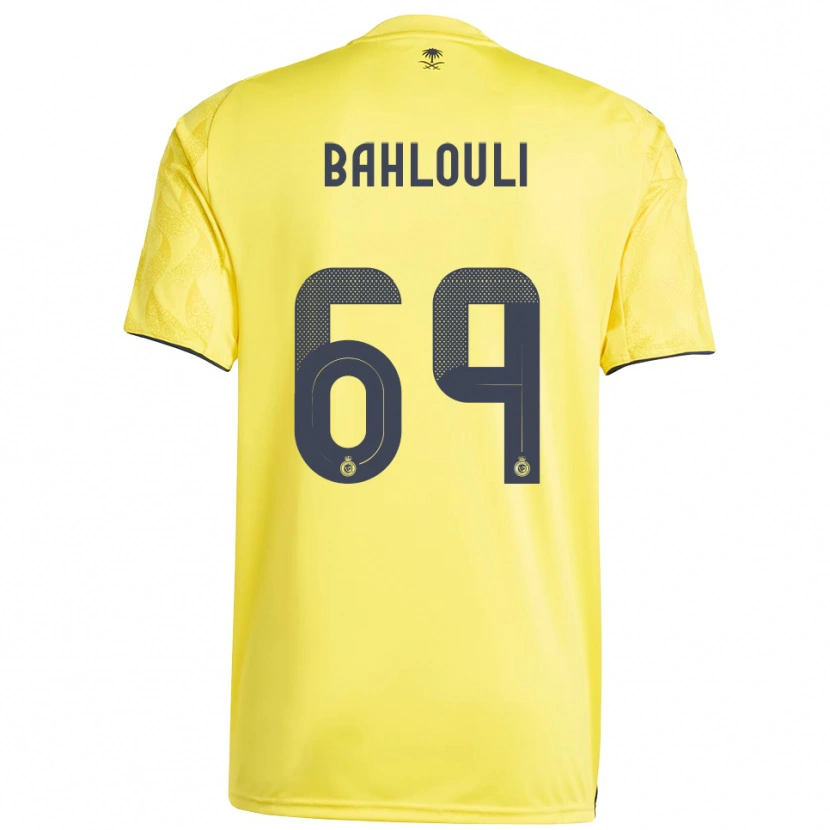 Danxen Mujer Camiseta Nesrine Bahlouli #69 Amarillo Negro 1ª Equipación 2025/26 La Camisa