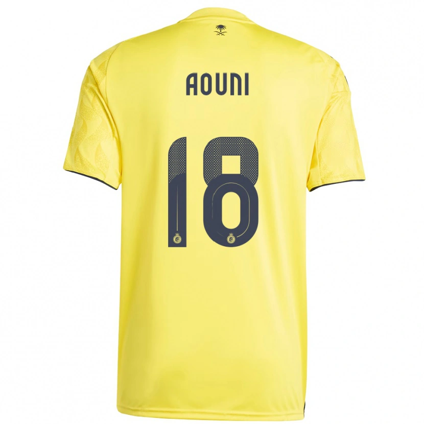 Danxen Mujer Camiseta Samia Aouni #18 Amarillo Negro 1ª Equipación 2025/26 La Camisa